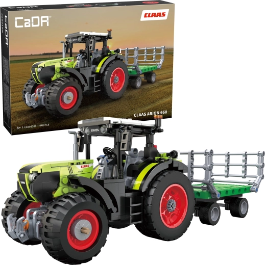 CaDA set de construcción tractor Claas Arion 660 (448 piezas)