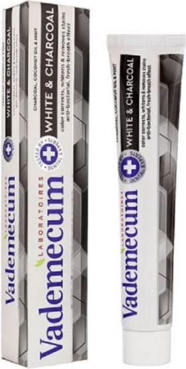 Vademecum ProLine White & Charcoal pasta dentífrica blanqueadora 75 ml