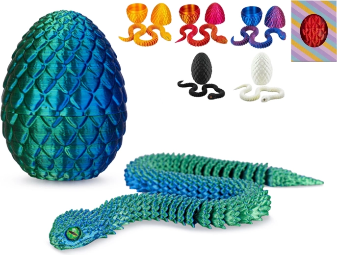 Huevo de dragón con serpiente – juguete para niños