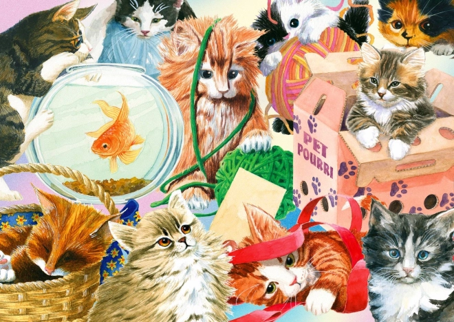 Puzzle Enjoy Gatos curiosos 1000 piezas