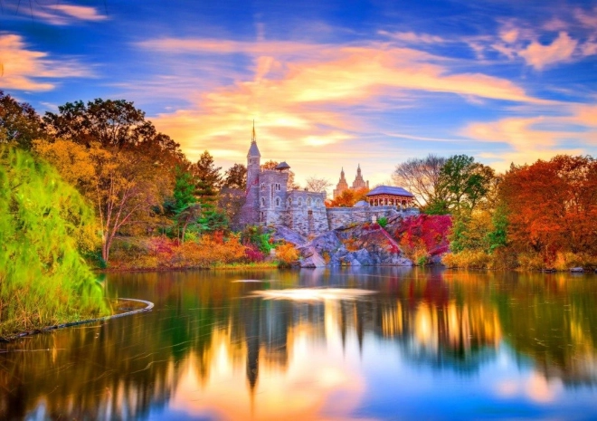 Puzzle Castillo Belvedere, Nueva York 1000 piezas
