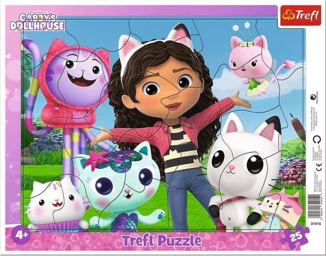 Puzzle de 25 piezas con marco Conoce a Gabi