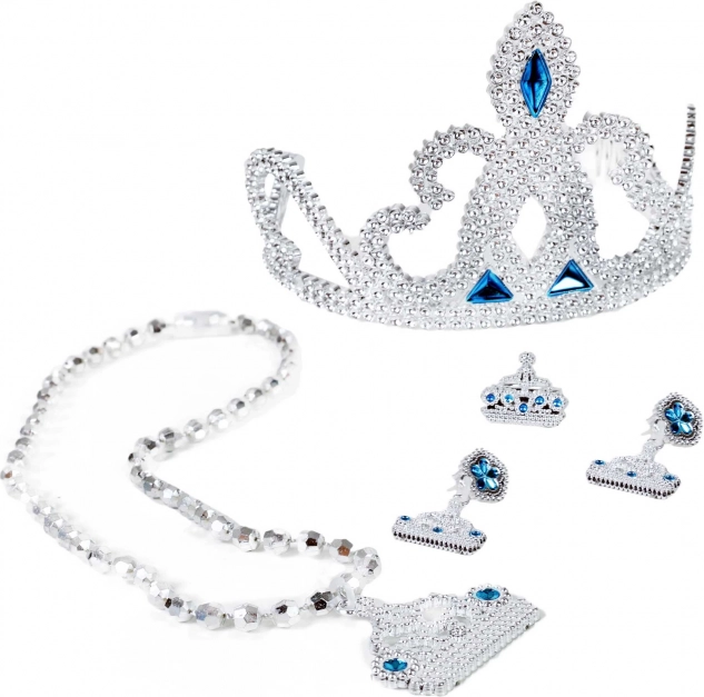 Set de niña Reino de Invierno con corona