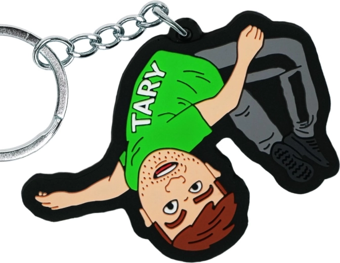 Llavero con motivo de Tara en verde - 1 unidad