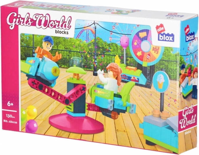 Set de construcción de parque de atracciones para niñas