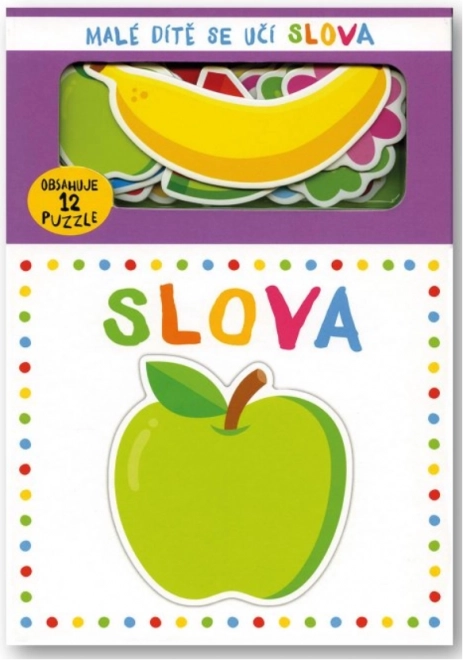 El niño pequeño aprende palabras con encajes - Svojtka & Co.