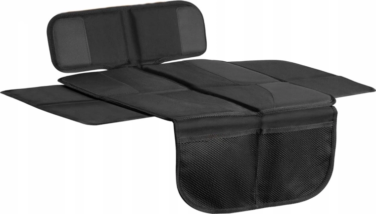 Alfombrilla protectora bajo la silla infantil de coche de cuero sintético (ecopiel)