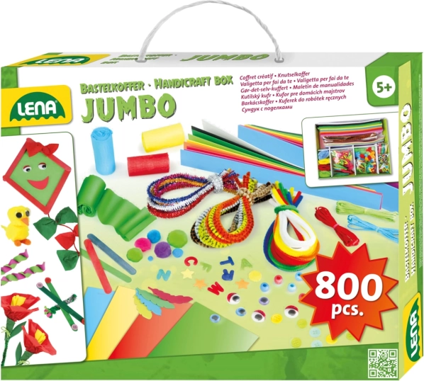 Lena Maletín creativo Jumbo verde para niños