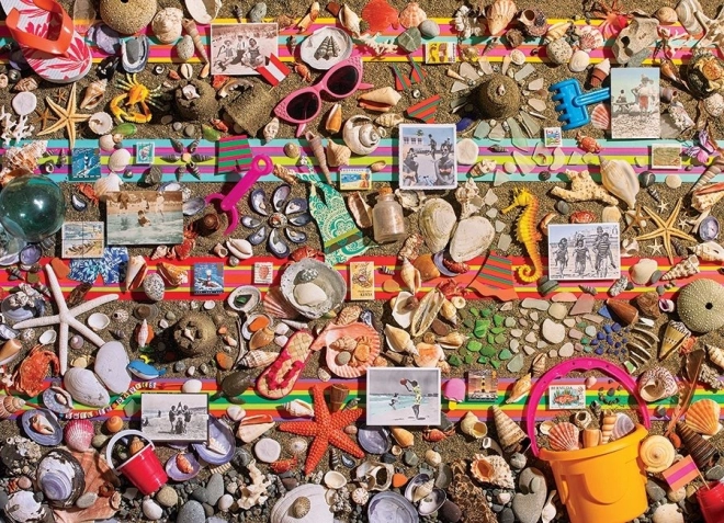 Puzzle COBBLE HILL escena de playa, 1000 piezas