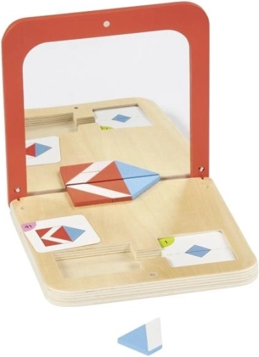 Rompecabezas simétrico Magia del espejo – juego educativo de madera