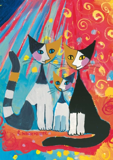 Puzzle Schmidt Familia feliz de gatitos 1000 piezas