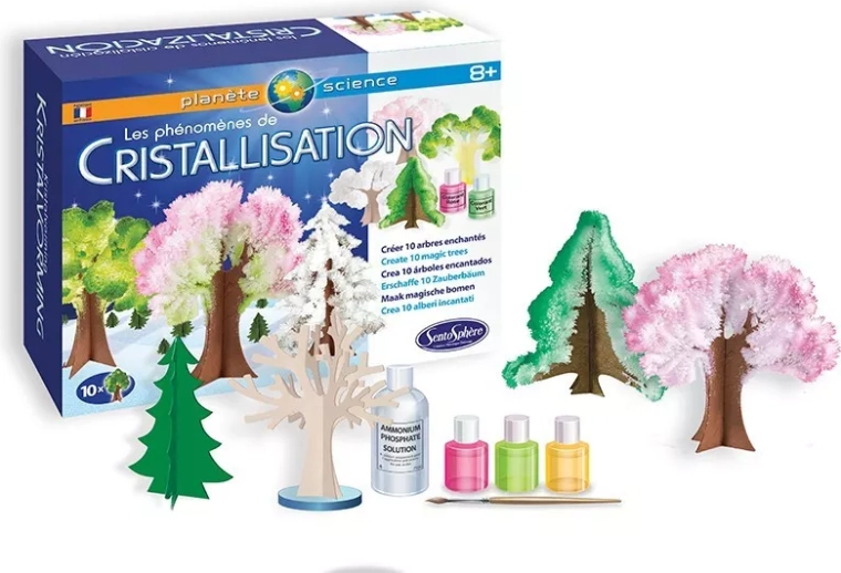Sentosphere fenómeno de cristalización – bosque mágico