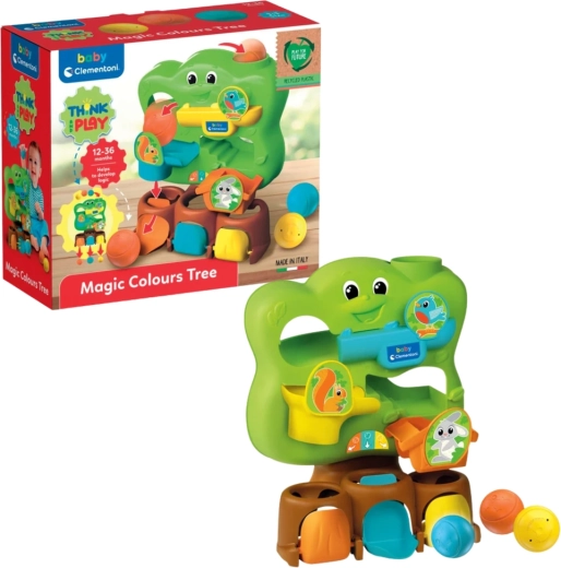 Árbol mágico de colores con pelotas Clementoni Baby