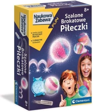 Clementoni Diversión científica: mini laboratorio de bolas saltarinas brillantes y locas