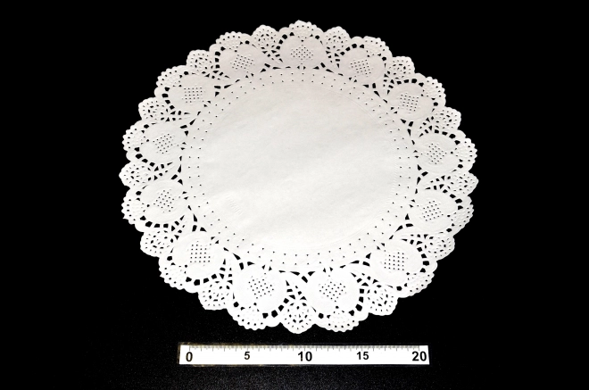 Blonda de papel para tarta 36 cm, 8 uds