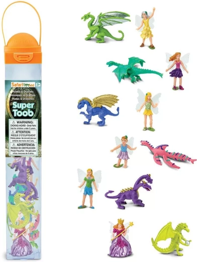 Safari Ltd. super tubo hadas y dragones