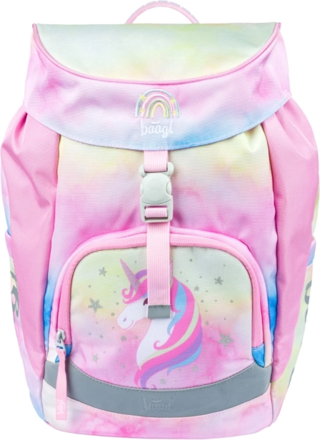 Mochila escolar Baagl Airy Rainbow Unicorn