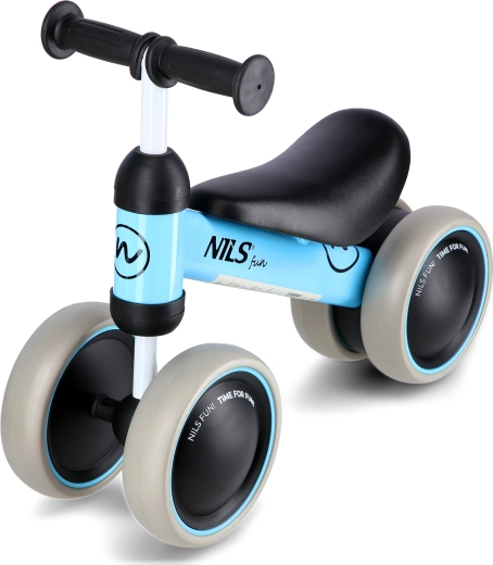 Bicicleta de equilibrio infantil NILS Fun azul