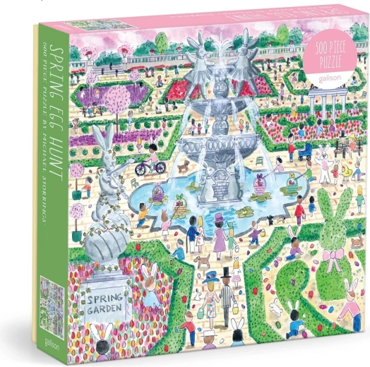 Puzzle Galison Búsqueda de huevos de Pascua – 500 piezas
