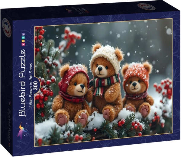 Puzzle Bluebird Ositos en la nieve 300 piezas
