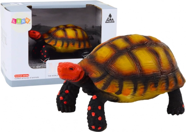 Figura coleccionable de tortuga – marrón‑negra