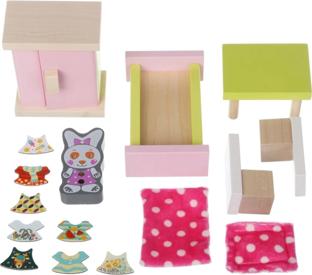 Muebles de madera para muñecas Habitación