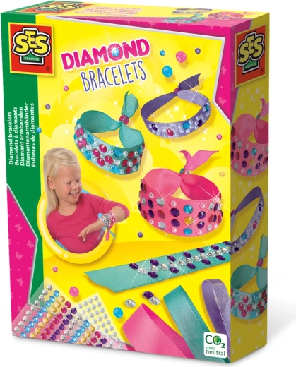 Set creativo para hacer pulseras de diamantes