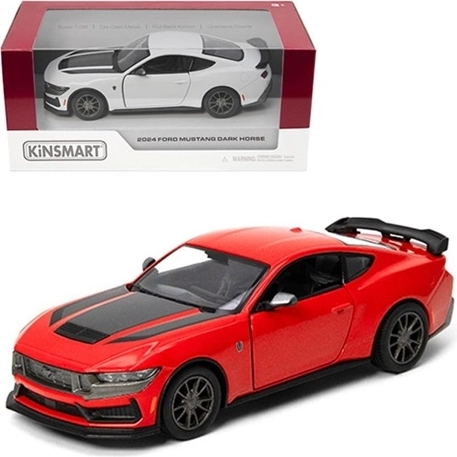 Kinsmart Ford Mustang Dark Horse 2024 modelo metálico a escala 1:38 - 1 unidad
