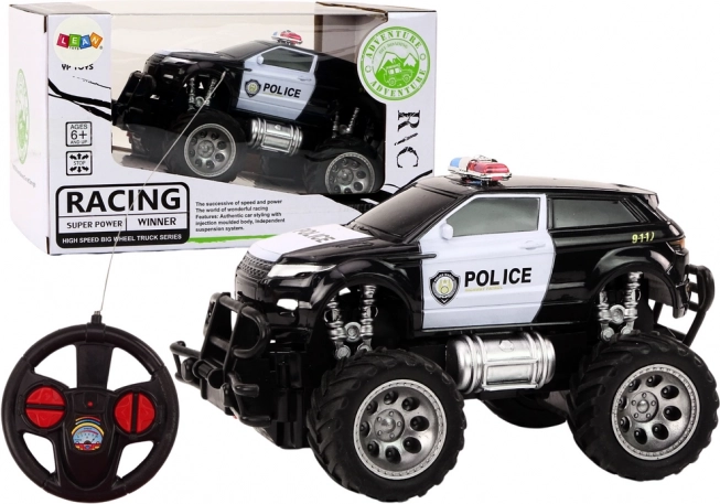 Coche todoterreno policial teledirigido 1:24