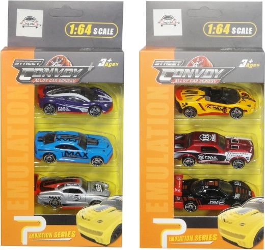 Coche de carreras de plástico y metal - 1 unidad