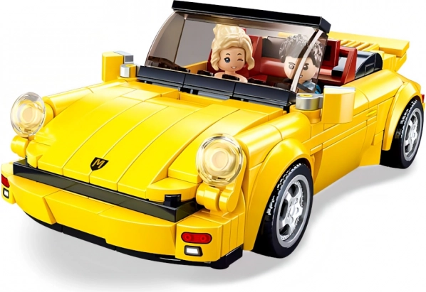 Coche deportivo amarillo Sluban ModelBricks