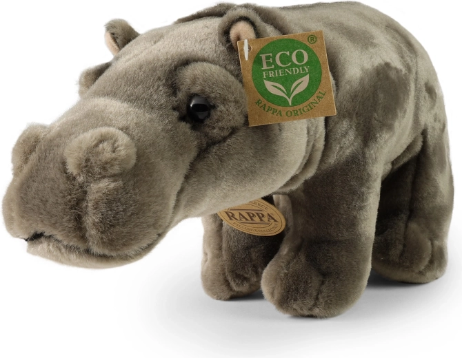 Hipopótamo de peluche Rappa de pie, 30 cm, Eco-Friendly