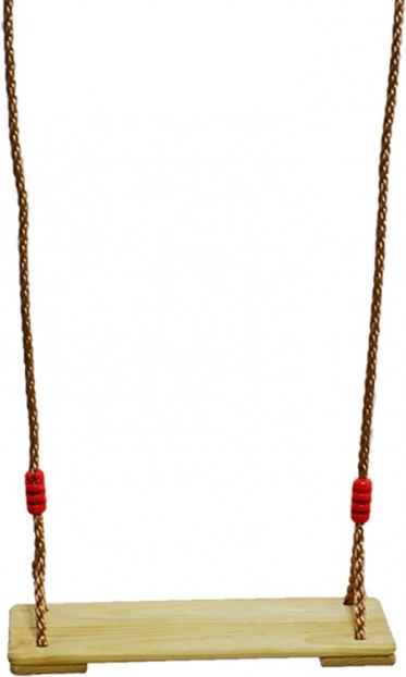 Columpio de madera tipo tablón