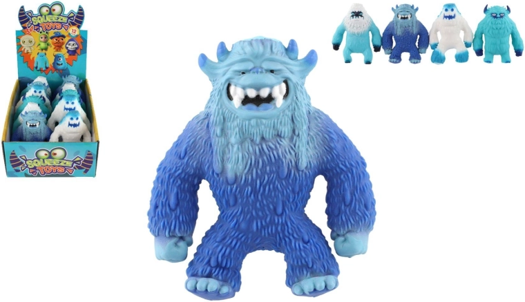 Monstruo antiestrés estirable de silicona relleno de arena 13 cm