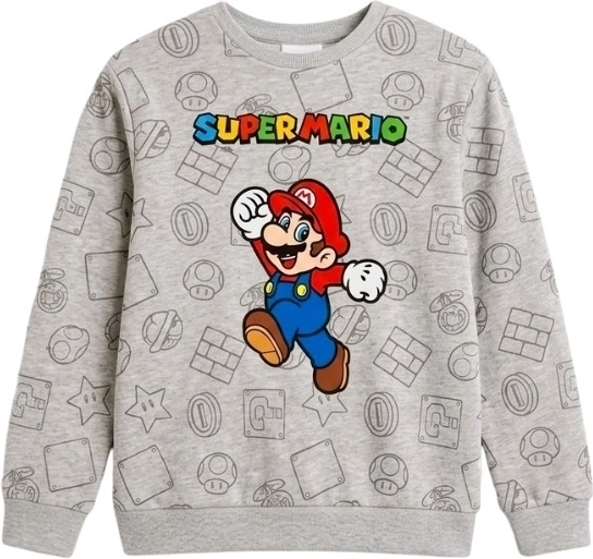 Sudadera gris de Super Mario