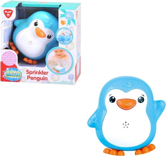 PlayGo pingüino para el baño – juguete flotante que rocía agua