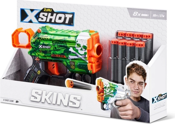 ZURU X-Shot Skins Menace bláster de espuma 27 m