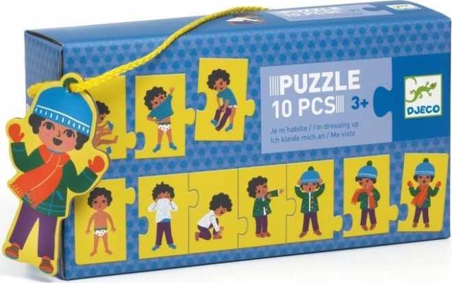 Puzzle infantil de vestirse 10 piezas Djeco