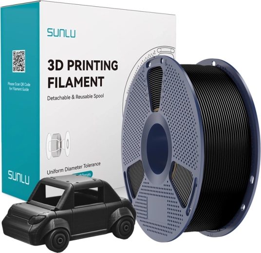 Filamento Sunlu PETG negro