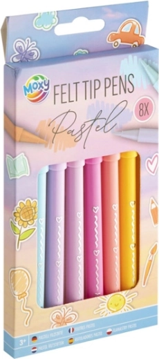 Set de rotuladores pastel MOXY – 8 piezas