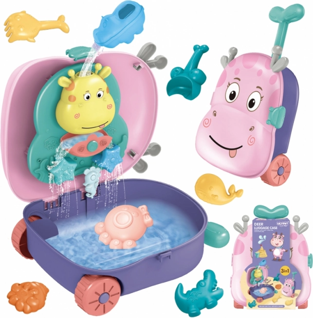 Woopie 3 en 1 maletín con juego de arena y mesa de agua – Pejsek