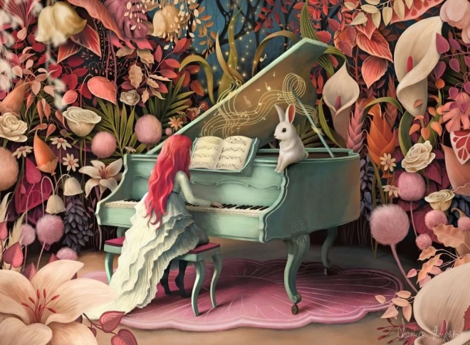 Puzzle Ravensburger "Recital de conejitos" 500 piezas