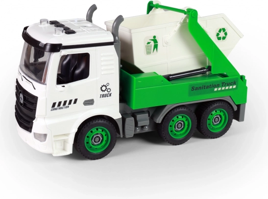 Camión contenedor atornillable con luces y sonidos