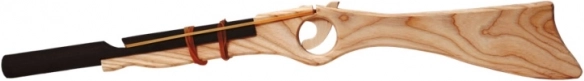 Rifle de madera – gran juguete natural para pequeños vaqueros