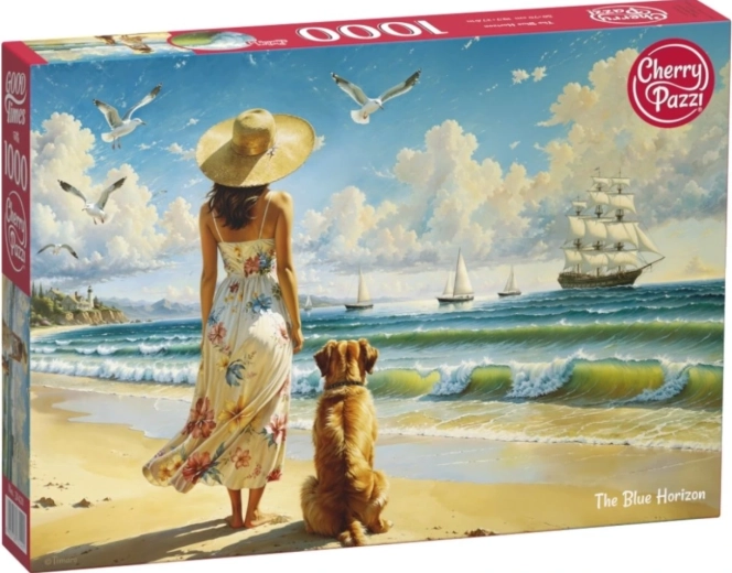 Puzzle Cherry Pazzi Horizonte azul 1000 piezas