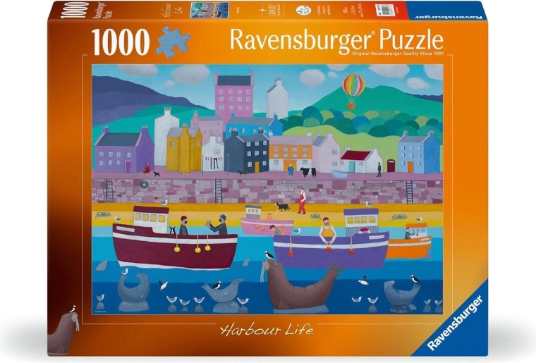 Puzzle Ravensburger "Vida en el puerto" 1000 piezas