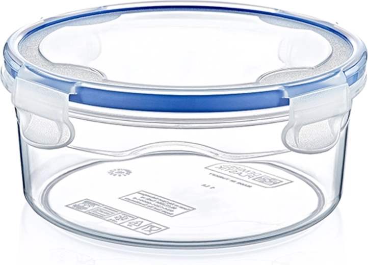 Caja hermética redonda para alimentos 1 l SAVER BOX