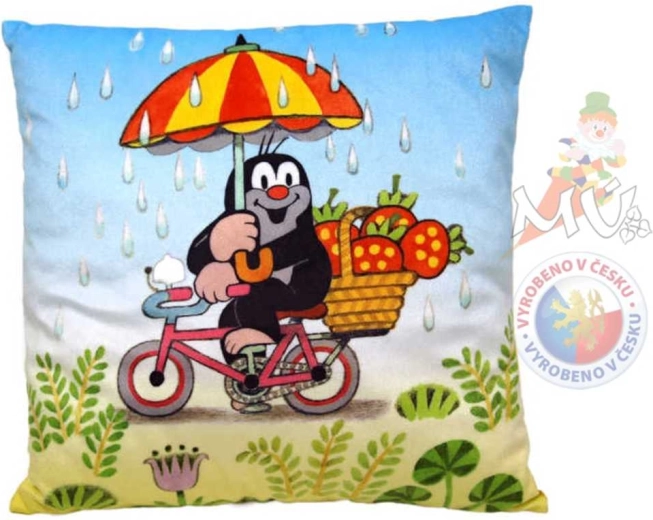 Moravská ústředna almohada Krtek y verano 30 x 30 cm - 1 pieza