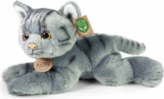 Rappa gato de peluche ecológico gris