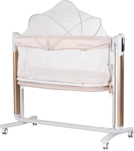 Cuna eléctrica 3 en 1 Chipolino Ultima beige